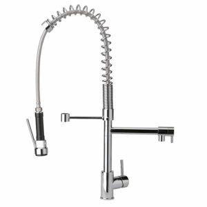 Monomando fregadera muelle caño alto 50cm cocina